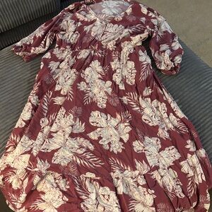 Torrid Full Length Dress w/ Sleeves